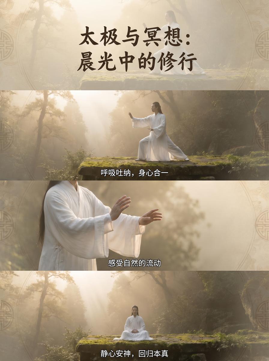 17C 太极晨练视频演示：晨光中的东方身心修行 - wwlvouh.cn
